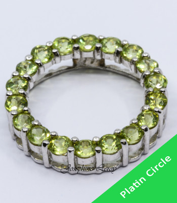 Platin Peridot Circle...