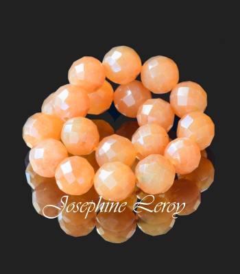 Carnelian 10mm geschliffene Kugeln 16cm Armband